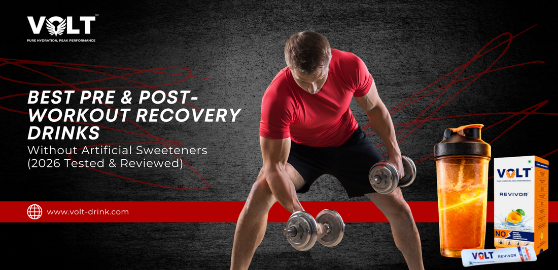 Best Pre & Post-Workout Recovery Drinks Without Stimulants (2026 Tested & Reviewed)