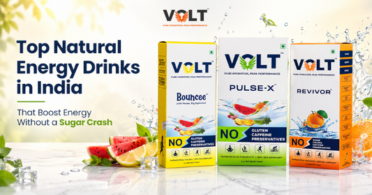Top Natural Energy Drinks in India That Boost Energy Without a Sugar Crash