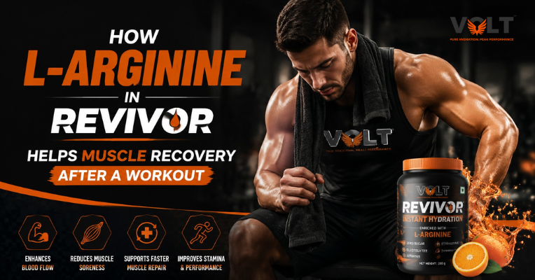 How L-Arginine in Revivor Helps Muscle Recovery After a Workout
