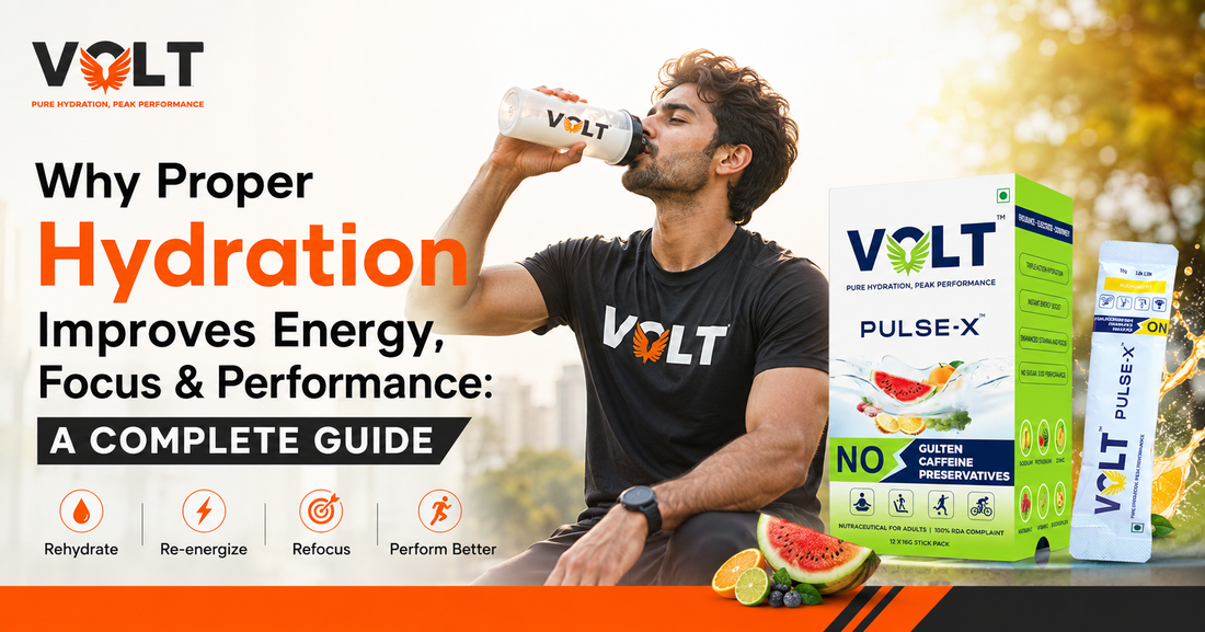Why Proper Hydration Improves Energy, Focus & Performance: A Complete Guide
