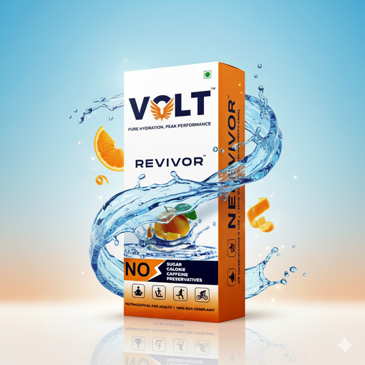 Volt Revivor Zero Sugar Pre-Workout — Clean Energy, Pump & Hydration | 3g L-Arginine | Caffeine-Free | 5g × 5 Sachets
