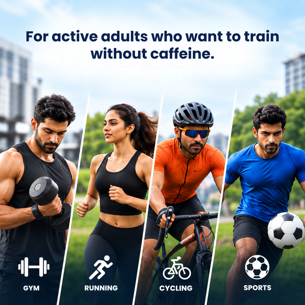 Pre-Workout Support. Without the Caffeine | Volt Revivor