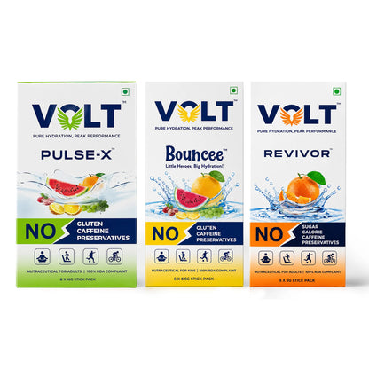 Smart Hydration Trio for Energy, Performance & Family Life | Volt Trio