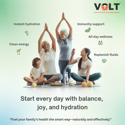 Volt Power Combo – Revivor • Bouncee | Daily Hydration Intensifier & Immunity Booster Drink Mix | Health-Conscious Wellness Duo for Adults & Kids | Pack of 22 Sachets