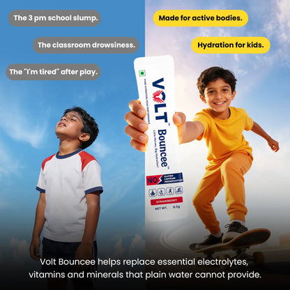 Kids Electrolyte Drink with Vitamins & Zinc | Volt Bouncee Kids