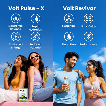Caffeine-Free Hydration for Long Days & Peak Performance | Pulse-X + Revivor