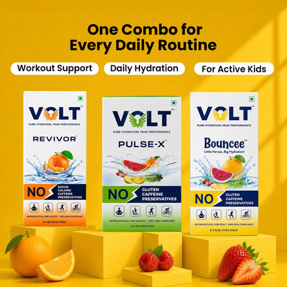 Smart Hydration Trio for Energy, Performance & Family Life | Volt Trio