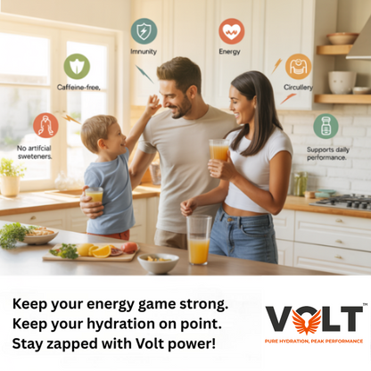 Volt Power Combo – Pulse-X • Revivor | Hydration Intensifier + Immunity Booster Drink Mix | Essential Wellness Duo | Pre & Post Workout Support | Pack of 22 Sachets