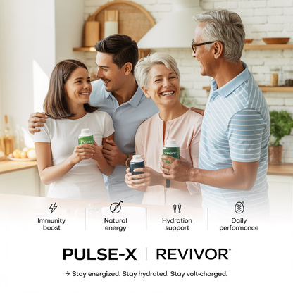 Volt Power Combo – Pulse-X • Revivor | Hydration Intensifier + Immunity Booster Drink Mix | Essential Wellness Duo | Pre & Post Workout Support | Pack of 22 Sachets