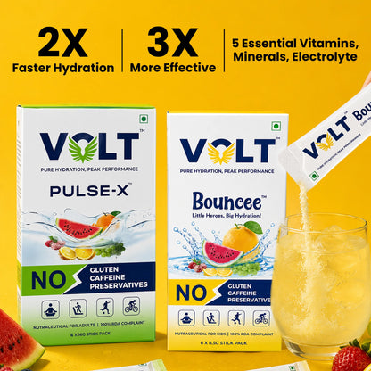 Family Electrolyte Hydration for Adults & Kids | Pulse-X + Bouncee