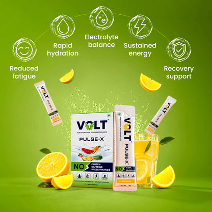 Electrolyte Powder for 3X Hydration & Energy | Volt Pulse-X