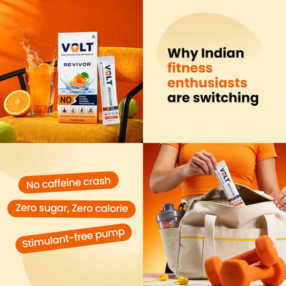 Zero Sugar Pre-Workout with L-Arginine & Electrolytes | Volt Revivor