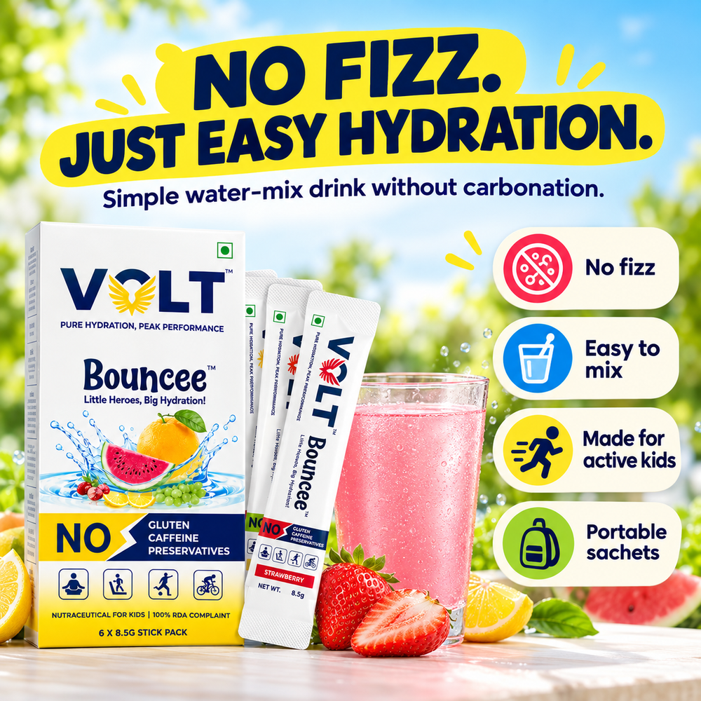 Kids Electrolyte Drink with Vitamins & Zinc | Volt Bouncee Kids