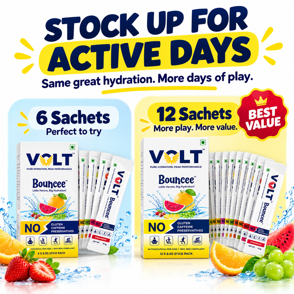 Kids Electrolyte Drink with Vitamins & Zinc | Volt Bouncee Kids