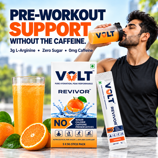 Pre-Workout Support. Without the Caffeine | Volt Revivor