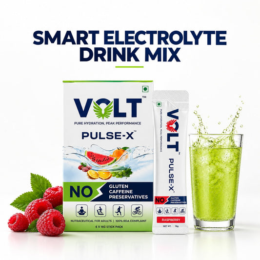 Electrolyte Powder for 3X Hydration & Energy | Volt Pulse-X