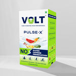 VOLT Pulse-X supplement packaging on a gray background