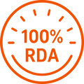 100% RDA <br>Support