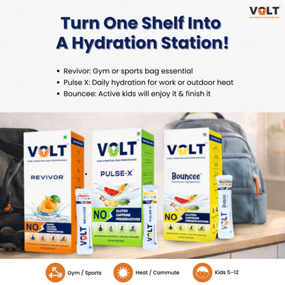 Volt Trio – Electrolyte Drink Powder Sugar Free